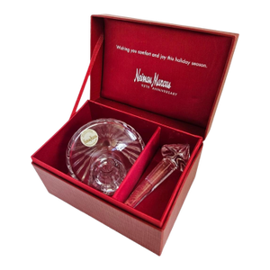 Neiman Marcus 95th Anniversary Crystal Perfume Bottle in Box