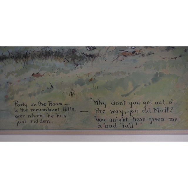 Traditional Party on the Roan Fox Hunt Scene Watercolour by George Finch Mason For Sale - Image 3 of 6