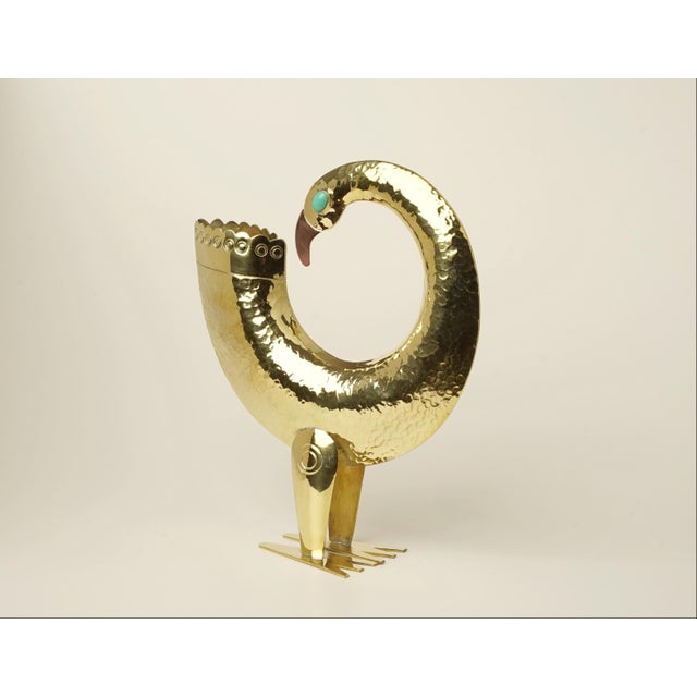 1970s Brass Flamingo Sculptures by Joaquin Tinta Set of 3 Chairish