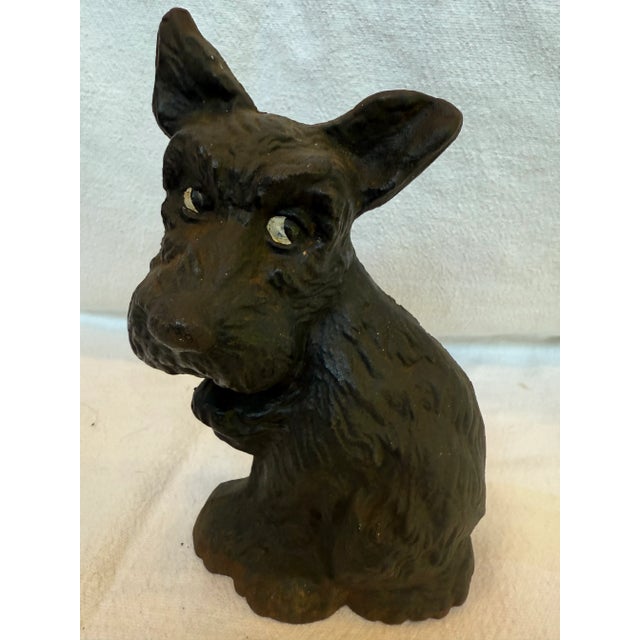 Metal 1940s Cast Iron Scotty Dog For Sale - Image 7 of 12