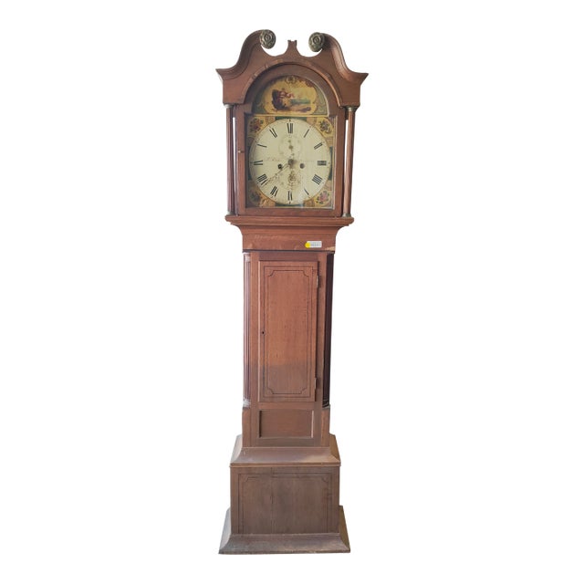 Early 19th Century Scottish Longcase Clock by J. Ritchie of Cupar, Fife – Painted Dial For Sale