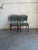 Vintage Danish Teak Dining Chairs Set of 2 Mid Century Modern Upholstered Chairs For Sale - Image 4 of 10