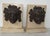 Vintage British Museum Bookends by Alva Stone Replica. Neo-classical revival.The sculptural face of a Dionysus is center-...