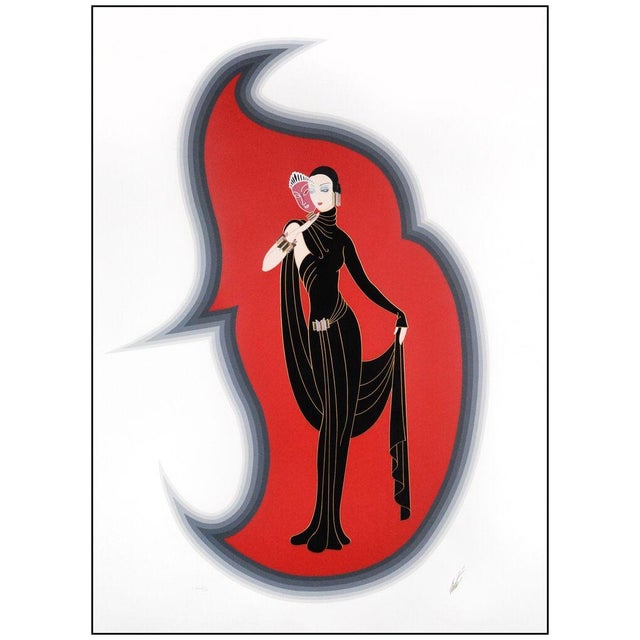 Art Deco Early 20th Century Crystal Mask, Erté For Sale - Image 3 of 7