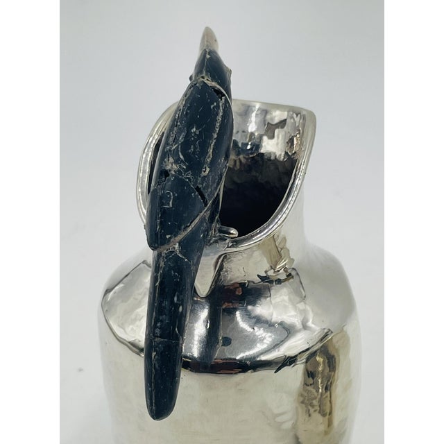 1980s Silver Plated Toucan Tea Service by Emilia Castillo for Los Castillo, Mexican Set of 3 For Sale - Image 15 of 18