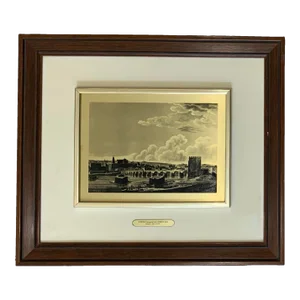 Vintage Framed Print of a Vista of Cordova Spain