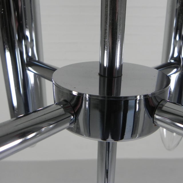 Vintage Space Age Chrome Floor Lamp, 1960s For Sale - Image 17 of 18
