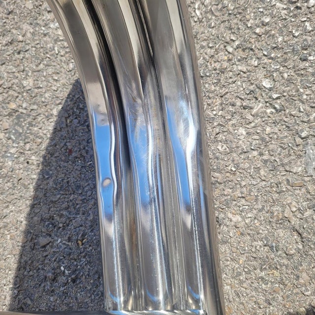 Large 20th Century Chrome Armchairs from Ralph Lauren, 1980s, Set of 2 For Sale - Image 17 of 18
