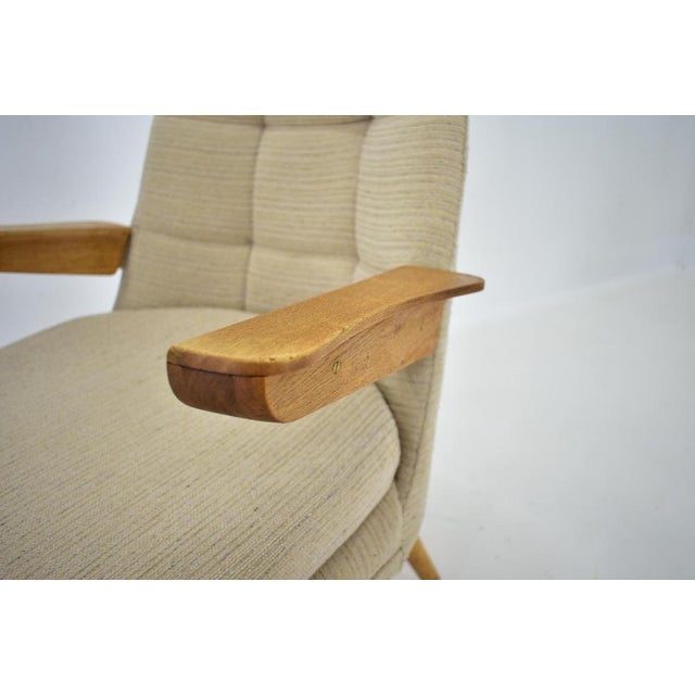 Vintage Armchair, Czechoslovakia, 1950s For Sale - Image 4 of 18