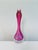 Fuchsia Mouth-Blown Glass Vase with Filigree Threads, Sweden, 1970s For Sale - Image 11 of 11