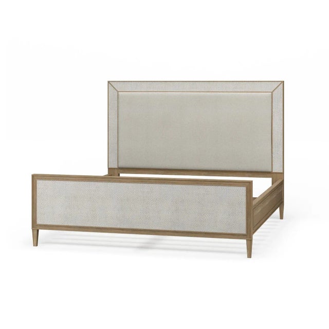 English Coastal Modern King Bed For Sale - Image 4 of 6