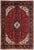Textile 1960s Vintage Persian Tabriz Handmade Medallion Red Wool Rug For Sale - Image 7 of 7