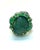 Metal Bochic “Capri” Vintage Natural Diamond & Emerald Ring Set in 18K Gold & Silver For Sale - Image 7 of 11