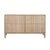 Matthew Izzo Home Angus Cerused Oak Four Drawer Fluted Detail Chest of Drawer With Brass Knobs For Sale - Image 11 of 11