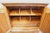 Wood Drexel Heritage Brittany Collection Solid Pecan Country French Style 41" Door Chest W. Floral Accents 202-420 For Sale - Image 7 of 18