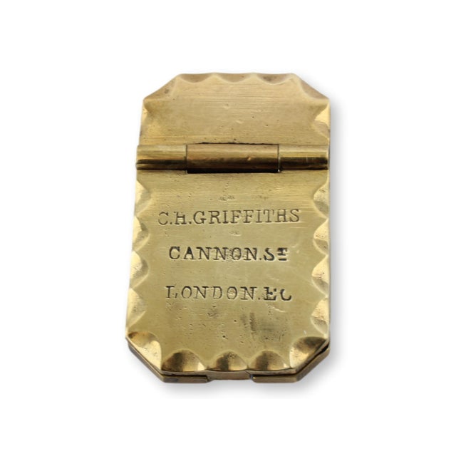 Victorian Antique London Lock Cover For Sale - Image 3 of 6