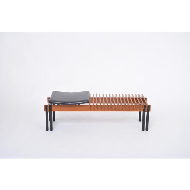 Mid-Century Modern Bench by Inge & Luciano Rubino for Apec, 1960s For Sale - Image 15 of 16