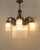 Art Nouveau Burnished Brass Chandelier, Vienna, 1910s For Sale - Image 3 of 8