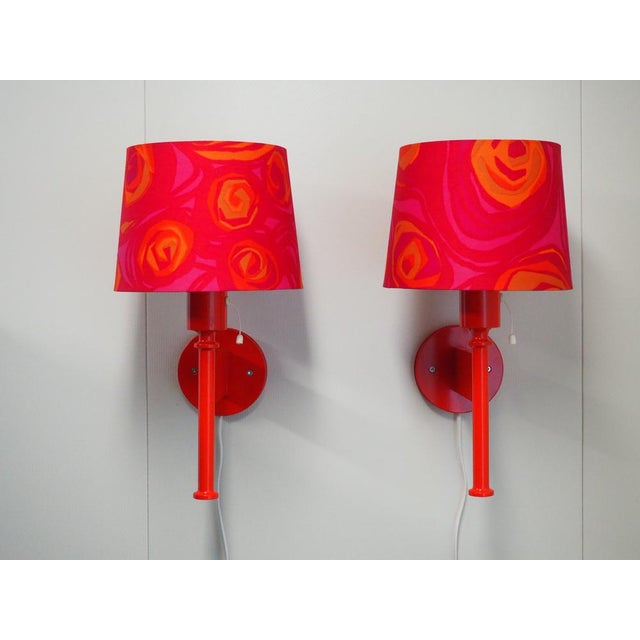 Luxus Wall Lamps by Uno & Östen Kristiansson for Luxus, Sweden, 1970s, Set of 2 For Sale - Image 4 of 15