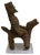 Antique Ghanaian Koma-Bulsa Terracotta Equestrian Sculpture For Sale