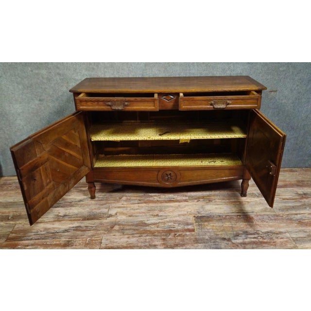 18th Century Louis XV Wooden Buffet For Sale - Image 5 of 11