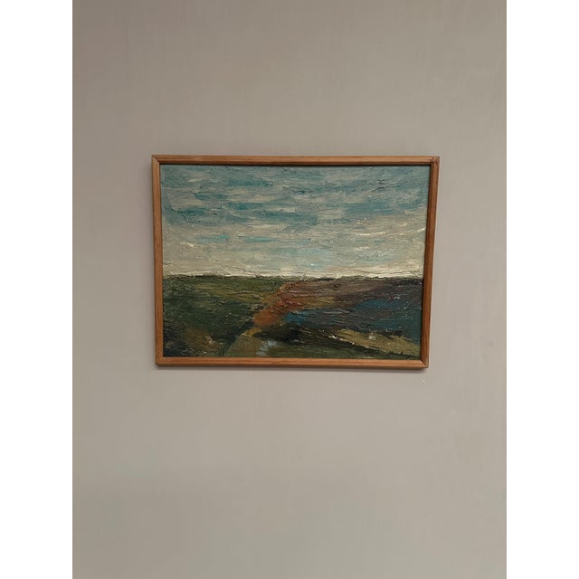 Swedish School, Scanian Plains, 1960s, Oil on Panel, Framed For Sale - Image 11 of 18