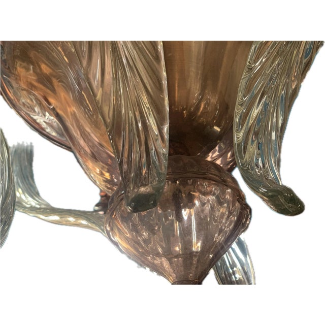 Venetian Chandelier in Murano Glass, 1940s For Sale - Image 10 of 18