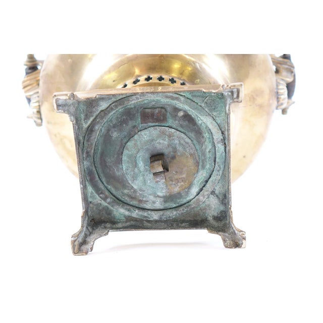 Antique Brass Russian Samovar For Sale - Image 4 of 4