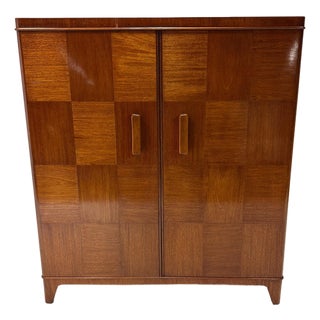 1940's Swedish Mahogany Cabinet For Sale