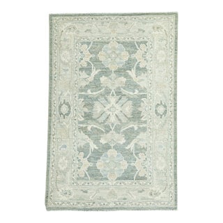 Oushak Rug 3'1" x 4'9" For Sale