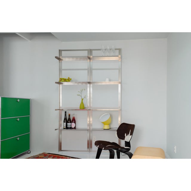 Standard Double Wall Shelf in Steel by Possi and Mono For Sale - Image 6 of 9