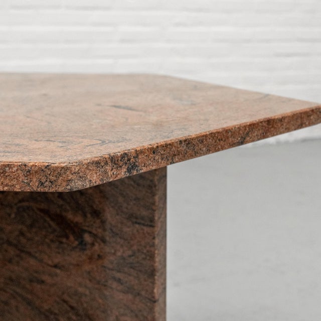 Brown Granite Coffee Table, 1970s For Sale - Image 8 of 14