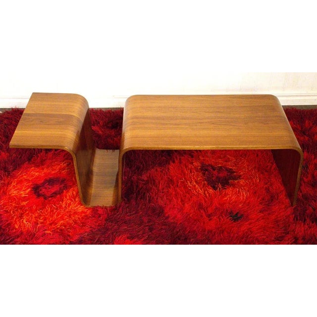 Wood Swedish Walnut Coffee Table by Jonas Ihreborn for Swedese, 2000s For Sale - Image 7 of 11
