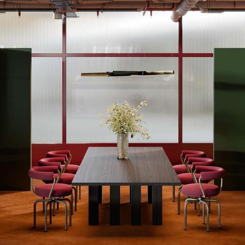 Black Leather LC7 Chair by Charlotte Perriand for Cassina For Sale - Image 13 of 15