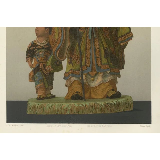 Audsley, Figurines Depicting a Sage and Attendant, 1884, Paper For Sale - Image 3 of 8