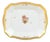 Octagonal Porcelain Golden Basket Cake Dish from Royal Copenhagen, 1968 For Sale