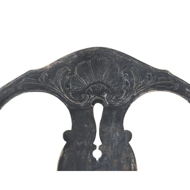 Rococo Style 3-Seat Sofa-Bench, Sweden For Sale - Image 4 of 12