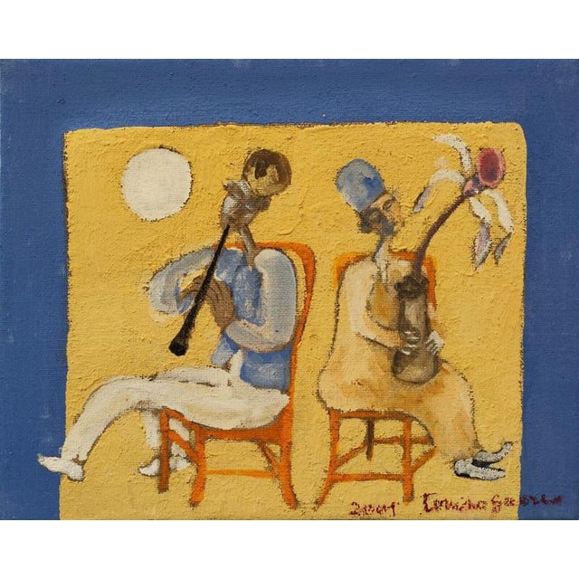 Tonino Guerra, Untitled, 2005, Fresco on Canvas For Sale - Image 3 of 3