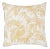 Schumacher Toile Tropique Pillow in Gold For Sale