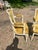 Brass French 19th Century Louis XVI Painted Walnut Arm Chairs - Set of 2 For Sale - Image 8 of 12