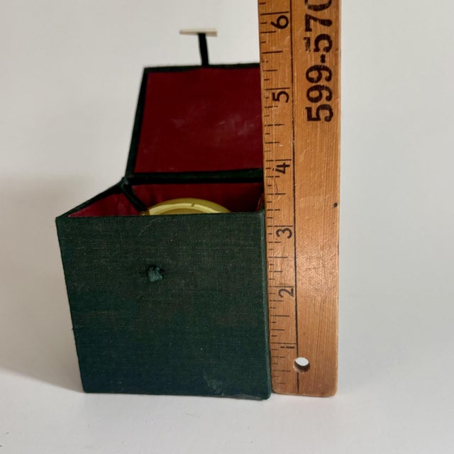 Vintage Hand-Painted Li Bien Style Snowman Glass Christmas Ornament With Original Box For Sale In Miami - Image 6 of 6