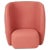 Haven Lounge Chair in Coral by Warm Nordic For Sale