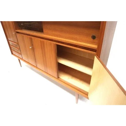 Large Vintage High Sideboard, 1960s For Sale - Image 4 of 12