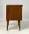 Brown Mid-Century Modern Bassett "Zenith" Series Walnut Nightstand With Sculpted Geometric Pull For Sale - Image 8 of 13