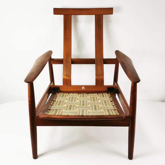 Set of Armchair and Ottoman by Arne Vodder for Cado, Denmark, 1960s For Sale - Image 13 of 18