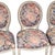 1980s French Style Shabby Chic Dining Chairs Floral Upholstery Distressed Crackle Finish - Set of 4 For Sale - Image 10 of 18