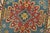 Kazak Runner 2’9” X 6’10” Blue Wool Tribal Hand-Knotted Oriental Rug For Sale - Image 4 of 12