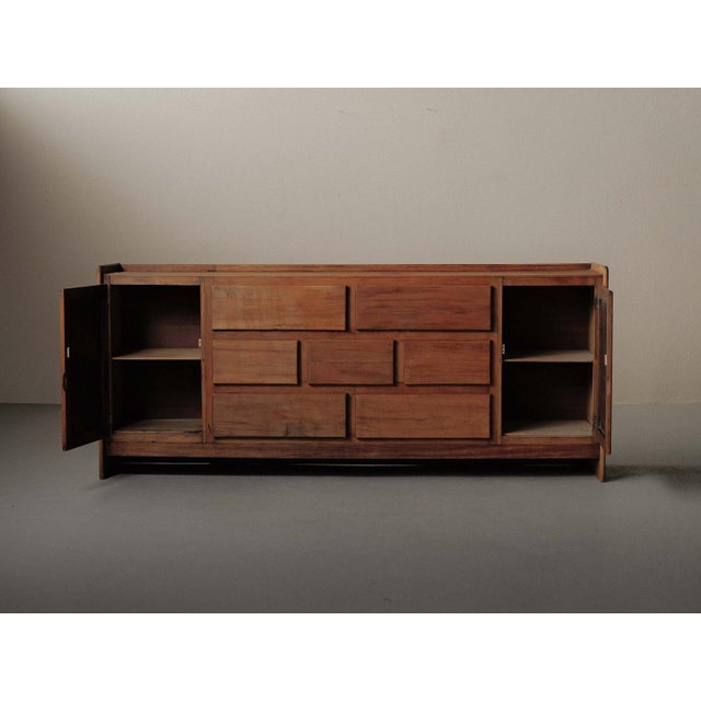 Vintage French Workshop Sideboard in Pine, 1970s For Sale - Image 11 of 18