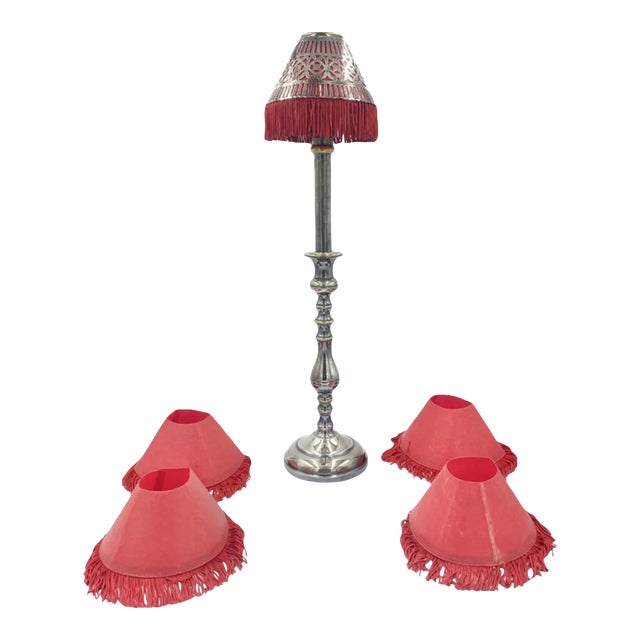 Vintage El Morocco Nyc Nightclub Champagne Room Table Lamp New York 22" For Sale
