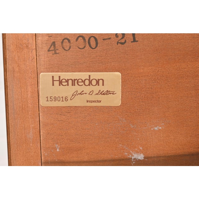 Henredon Hollywood Regency Chinoiserie Walnut Sideboard Credenza, Circa 1970s For Sale - Image 11 of 12